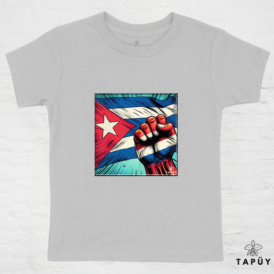 T-Shirt Enfant Comics Viva Cuba Gris / 4-6 de la marque Tapüy