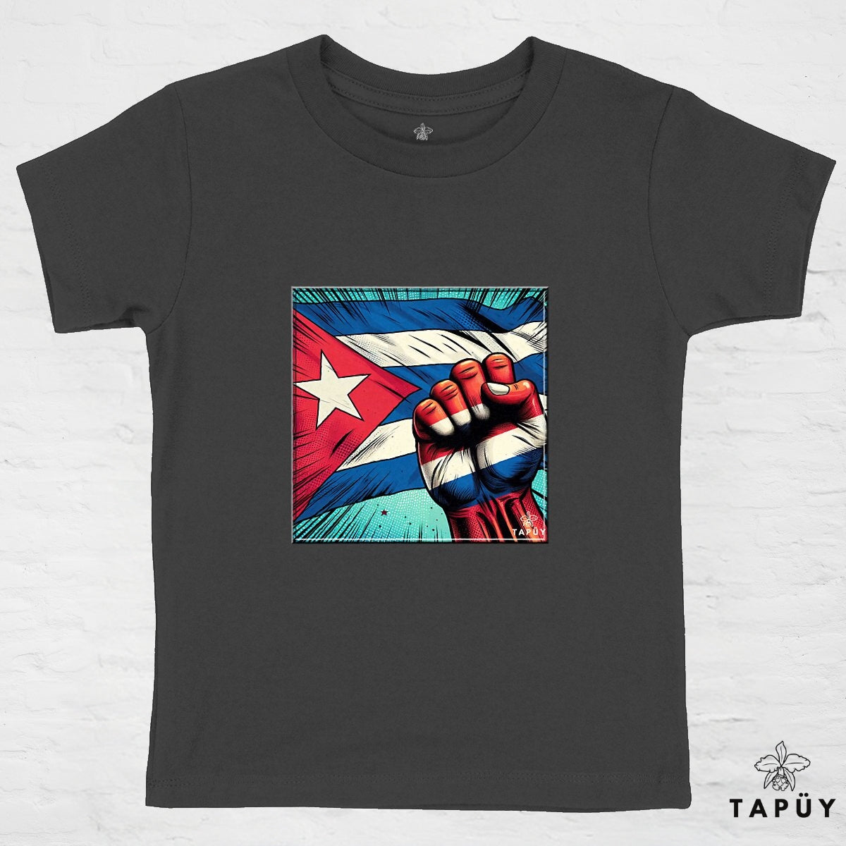 T-Shirt Enfant Comics Viva Cuba Noir / 4-6 de la marque Tapüy