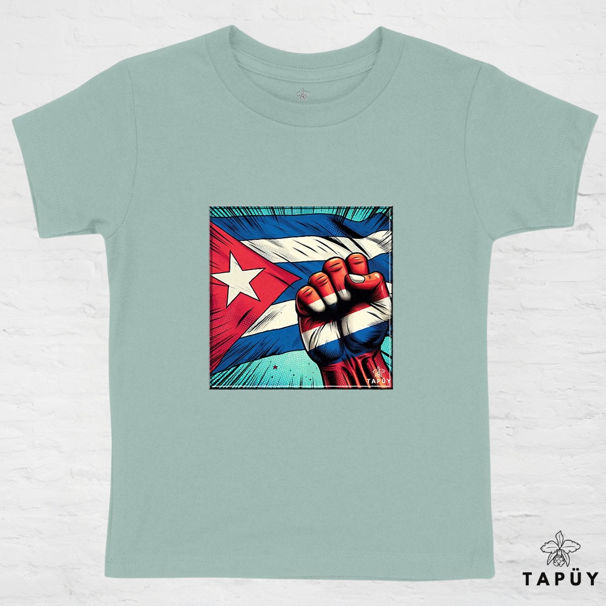 T-Shirt Enfant Comics Viva Cuba Vert / 4-6 de la marque Tapüy