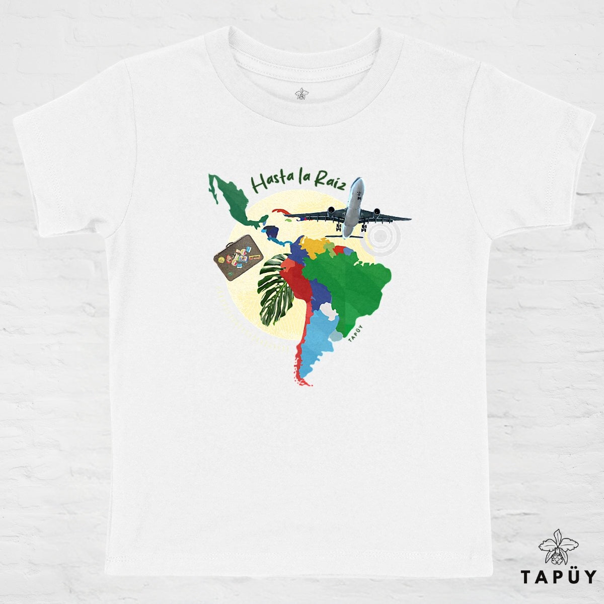 T-Shirt Enfant Hasta La Raíz Blanc / 4-6 de la marque Tapüy