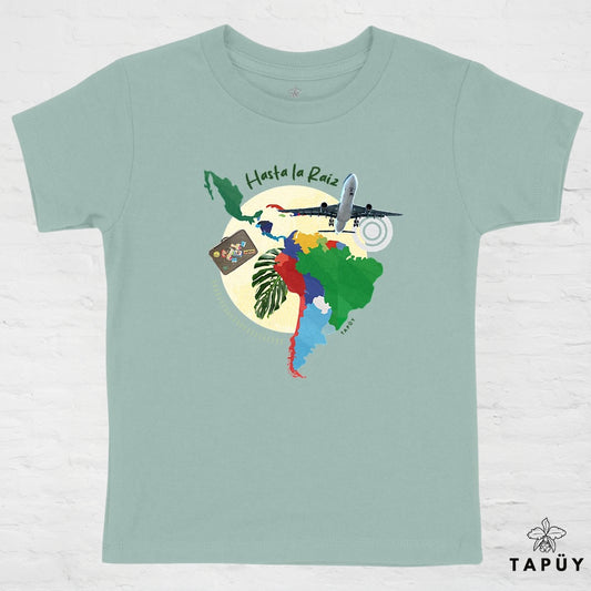 T-Shirt Enfant Hasta La Raíz Vert / 4-6 de la marque Tapüy