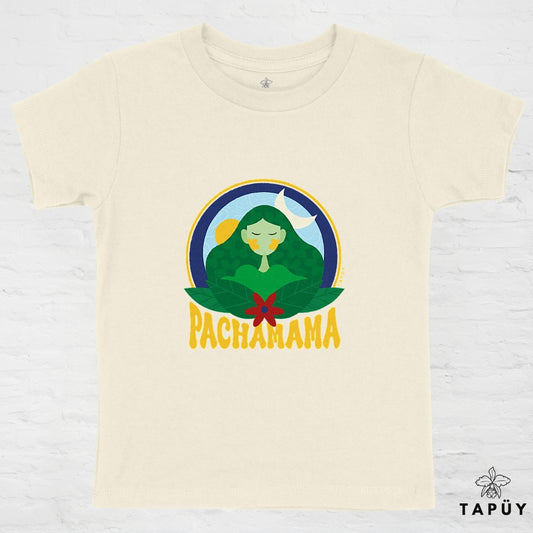 T-Shirt Enfant Pachamama Naturel / 4-6 de la marque Tapüy