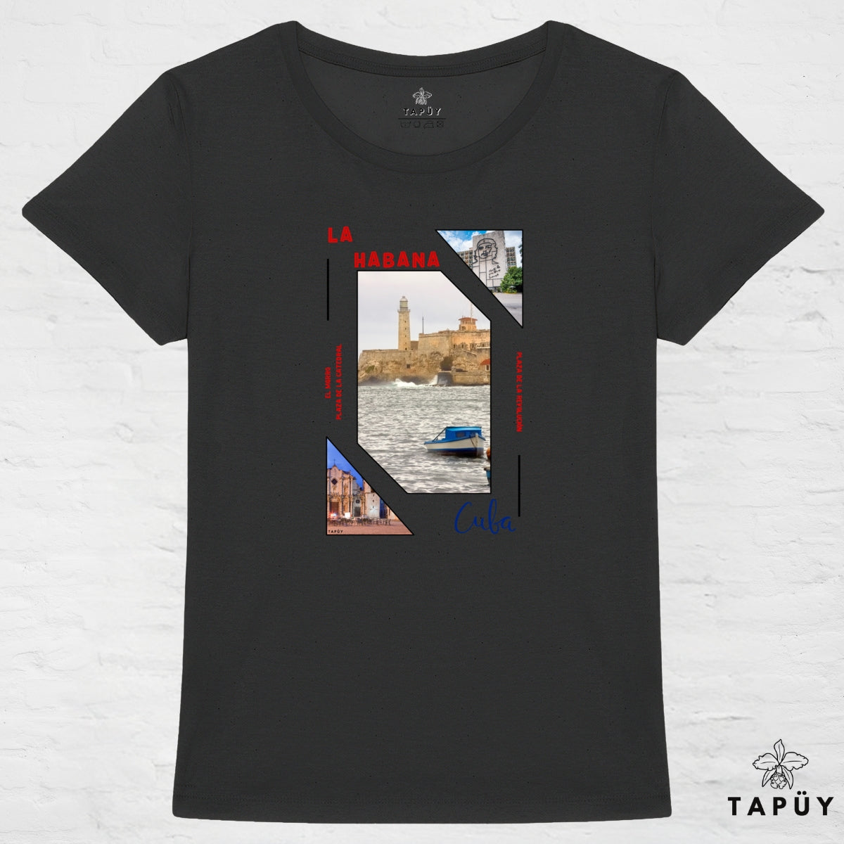 T-Shirt Femme Capital La Habana Noir / XS de la marque Tapüy