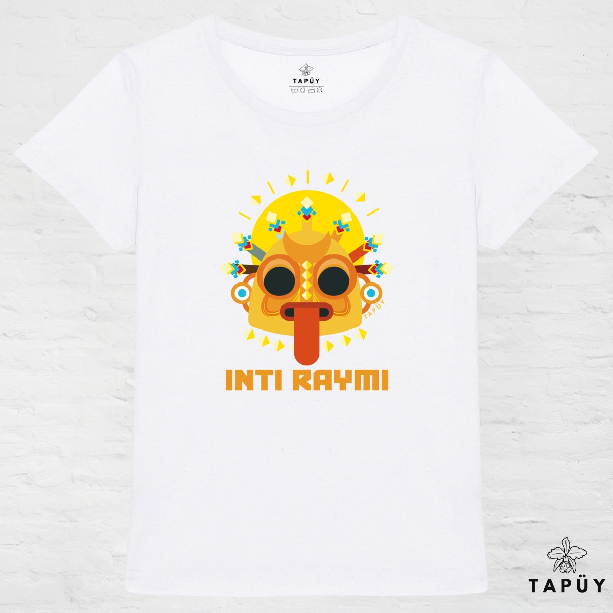 T-Shirt Femme Inti Raymi Blanc / XS de la marque Tapüy