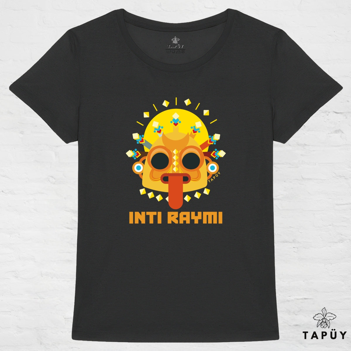 T-Shirt Femme Inti Raymi Noir / XS de la marque Tapüy