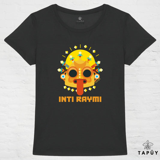 T-Shirt Femme Inti Raymi Noir / XS de la marque Tapüy