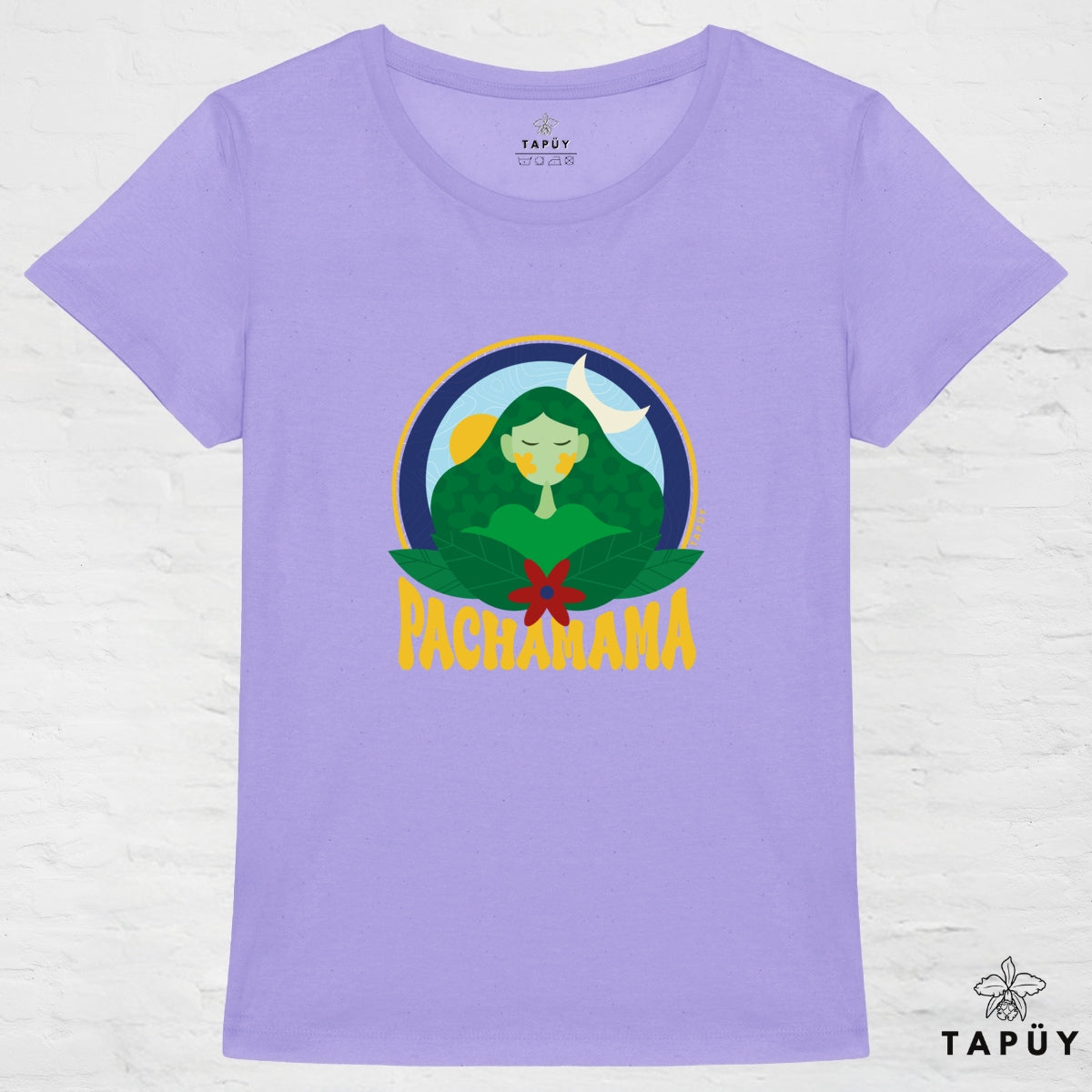 T-Shirt Femme Pachamama Lavande / XS de la marque Tapüy