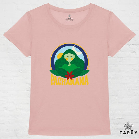 T-Shirt Femme Pachamama Rose / XS de la marque Tapüy