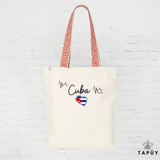 Tote bag I Love Cuba Rouge de la marque Tapüy