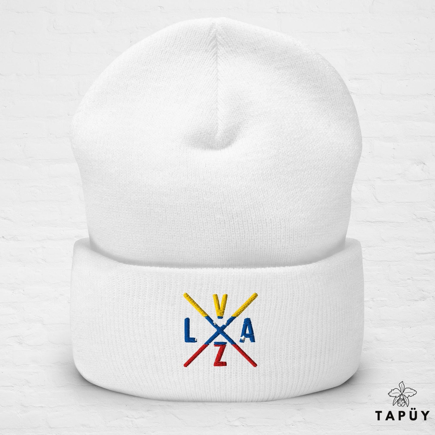 Bonnet Venezuela - VZLA Blanc de la marque Tapüy