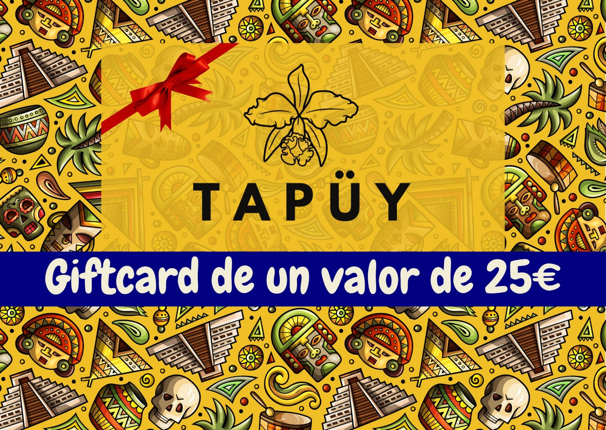 Carte cadeau d'une valeur de 25 euros de la marque Tapüy