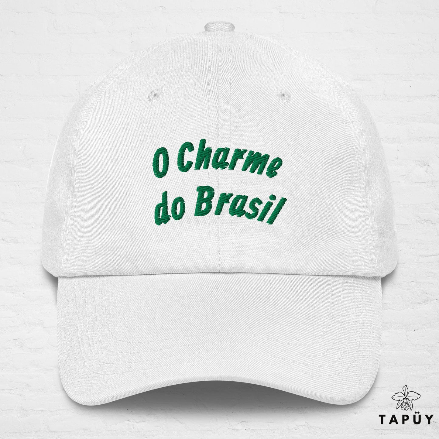 Casquette Brésil - O Charme do Brasil Blanc de la marque Tapüy