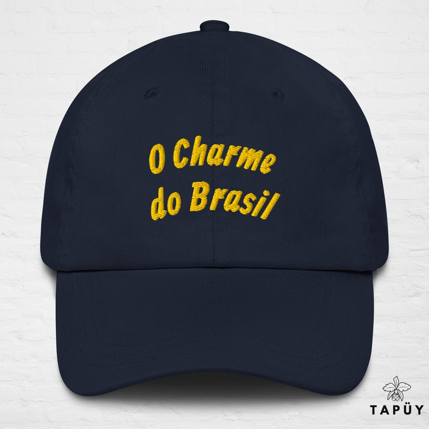 Casquette Brésil - O Charme do Brasil Bleu Marine de la marque Tapüy