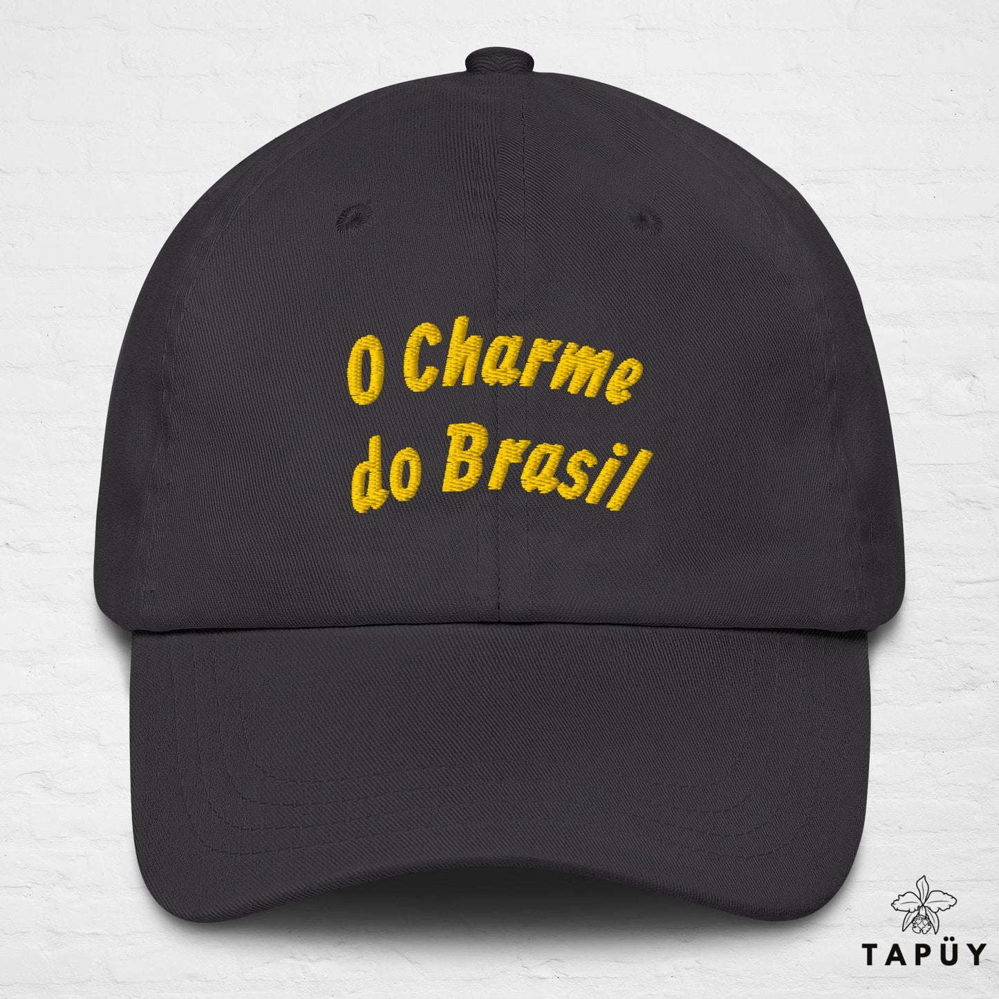 Casquette Brésil - O Charme do Brasil Gris Foncé de la marque Tapüy