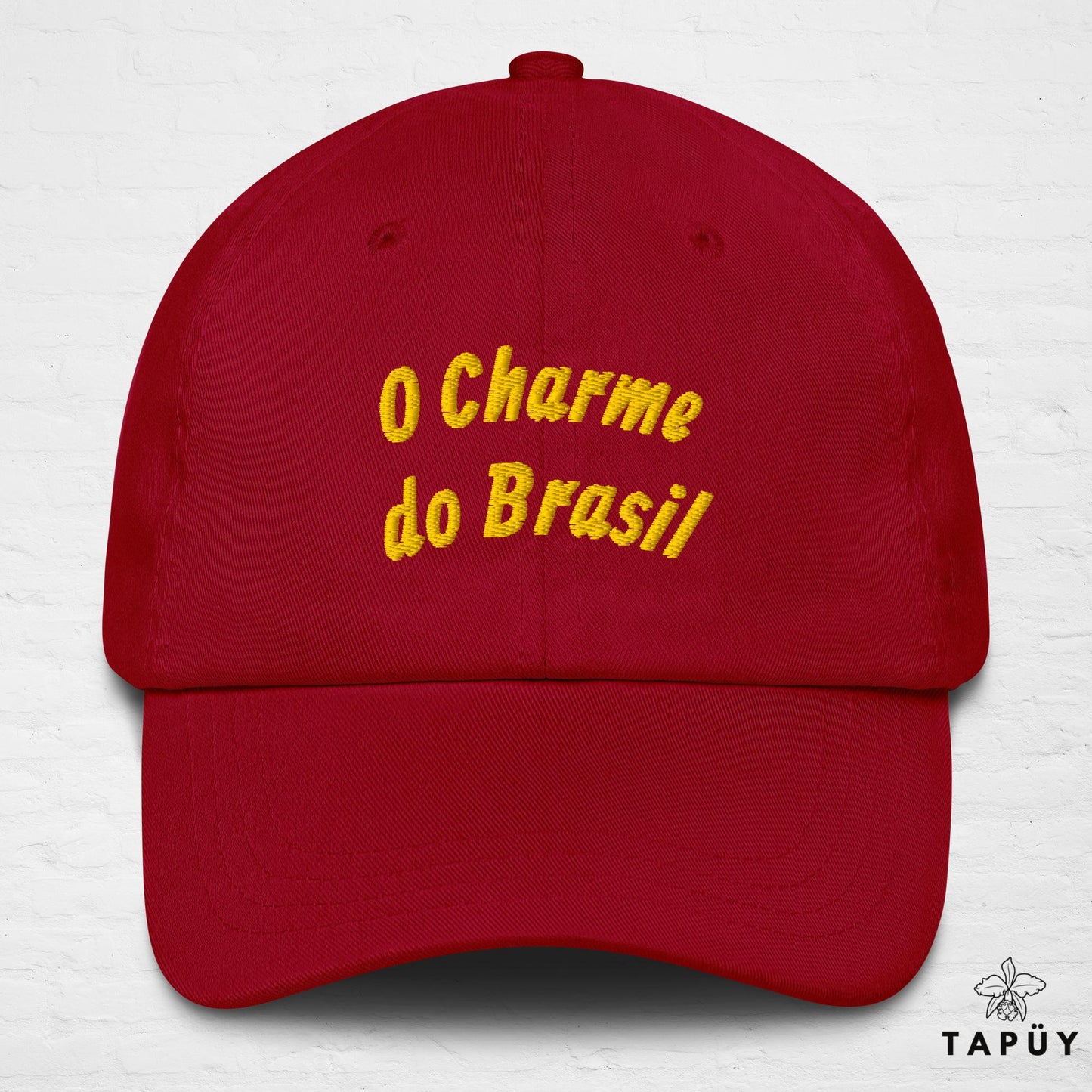 Casquette Brésil - O Charme do Brasil Rouge de la marque Tapüy