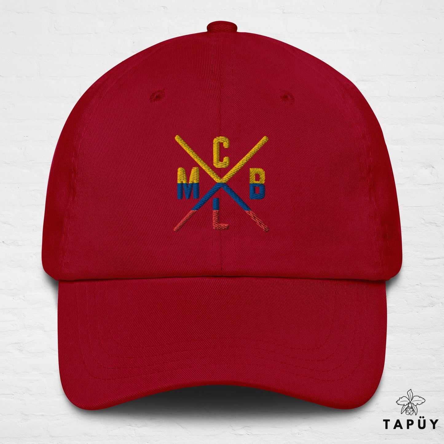 Casquette Colombie - CLMB Rouge de la marque Tapüy