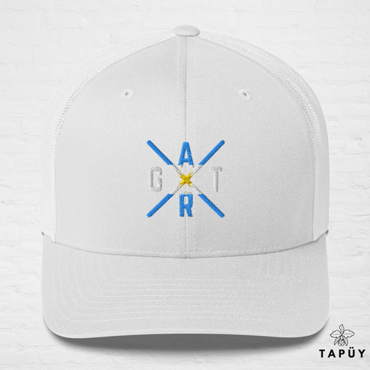 Casquette Trucker Argentine - ARGT Blanc de la marque Tapüy