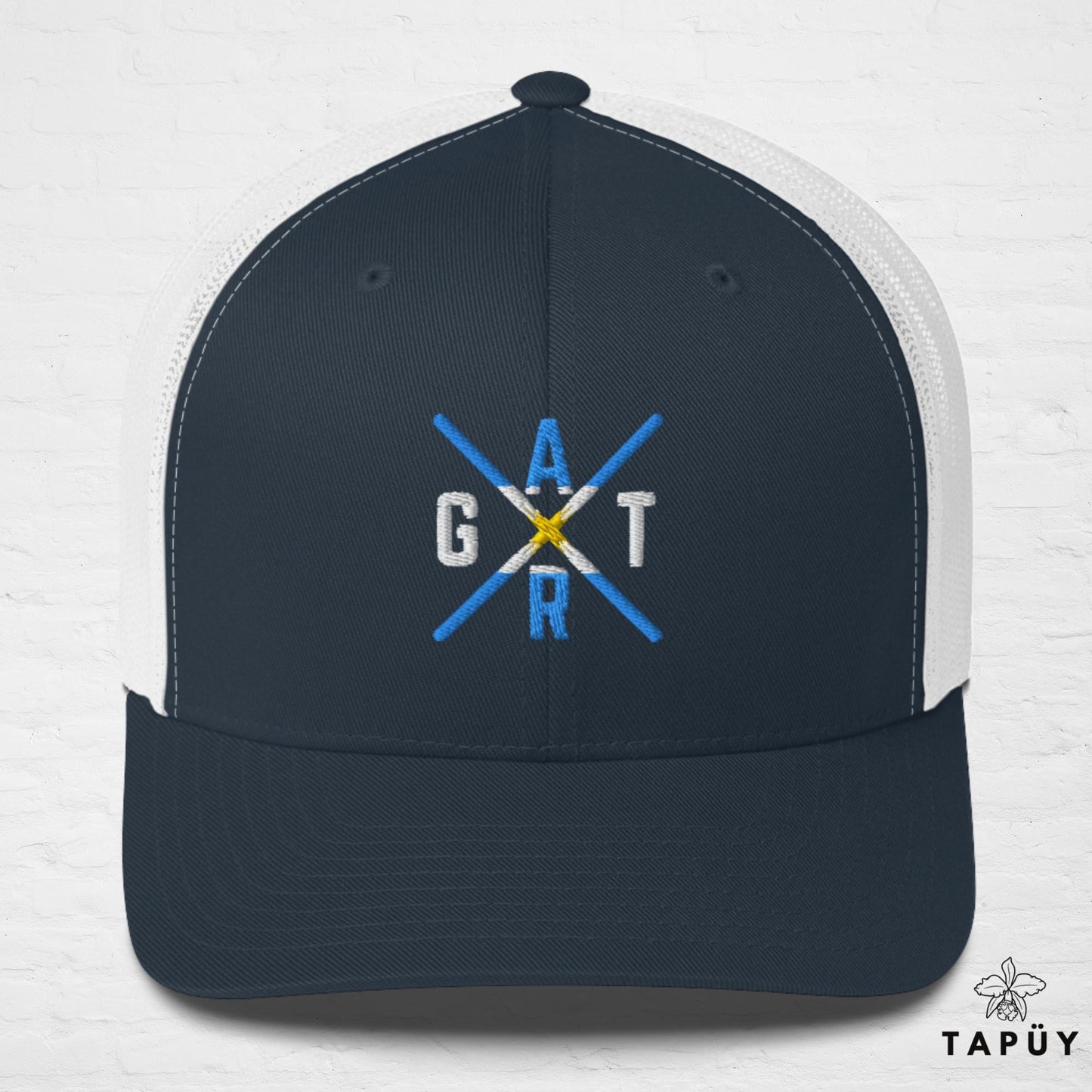 Casquette Trucker Argentine - ARGT Bleu Marine / Blanc de la marque Tapüy