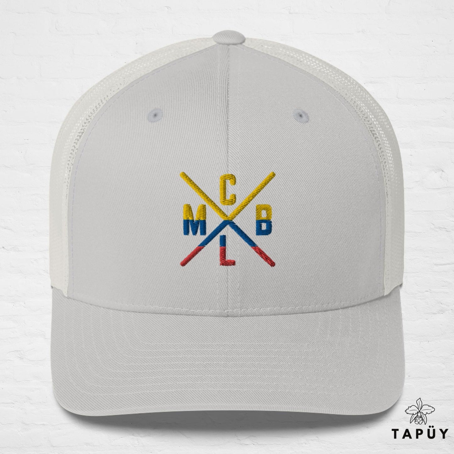 Casquette Trucker Colombie - CLMB Argent de la marque Tapüy