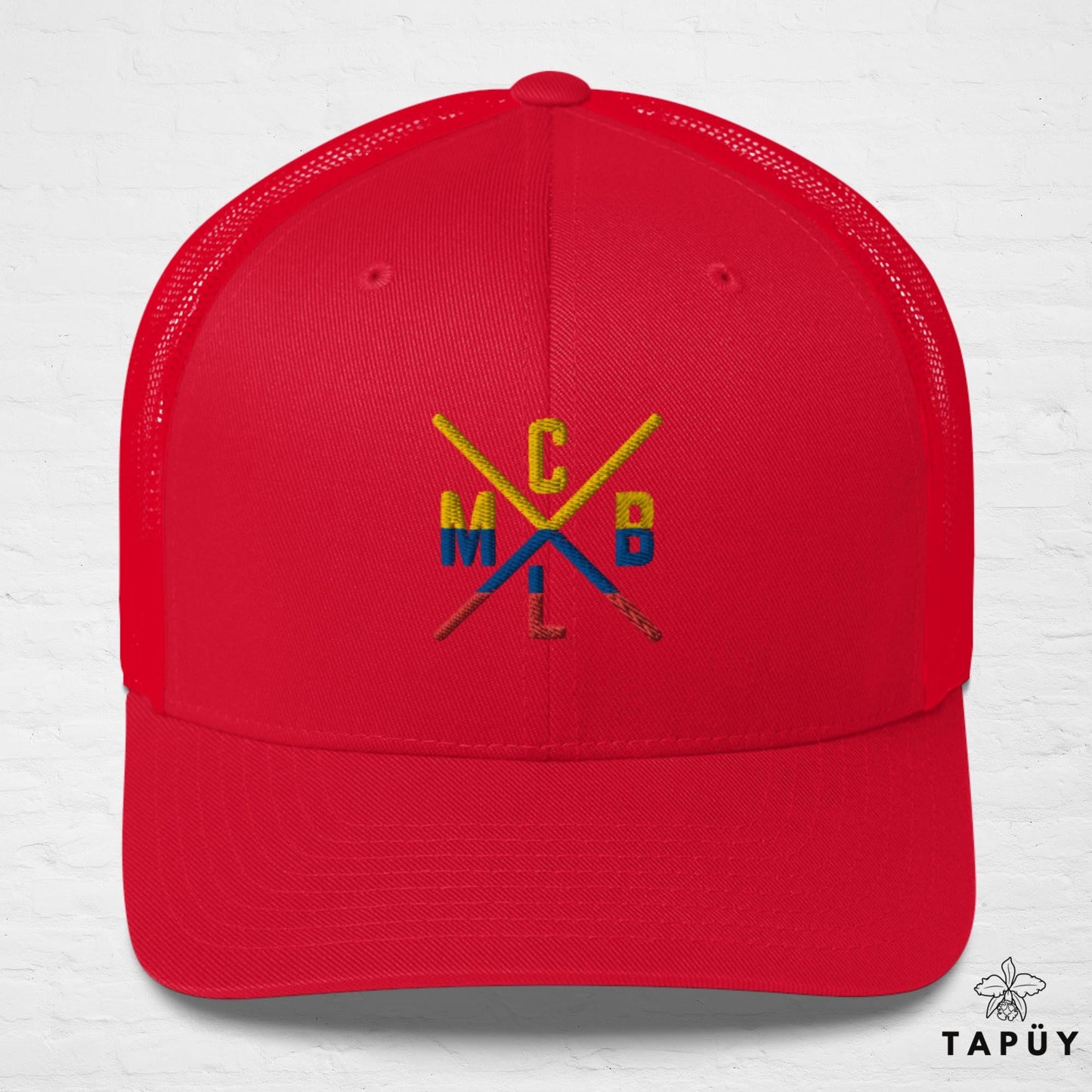 Casquette Trucker Colombie - CLMB Rouge de la marque Tapüy