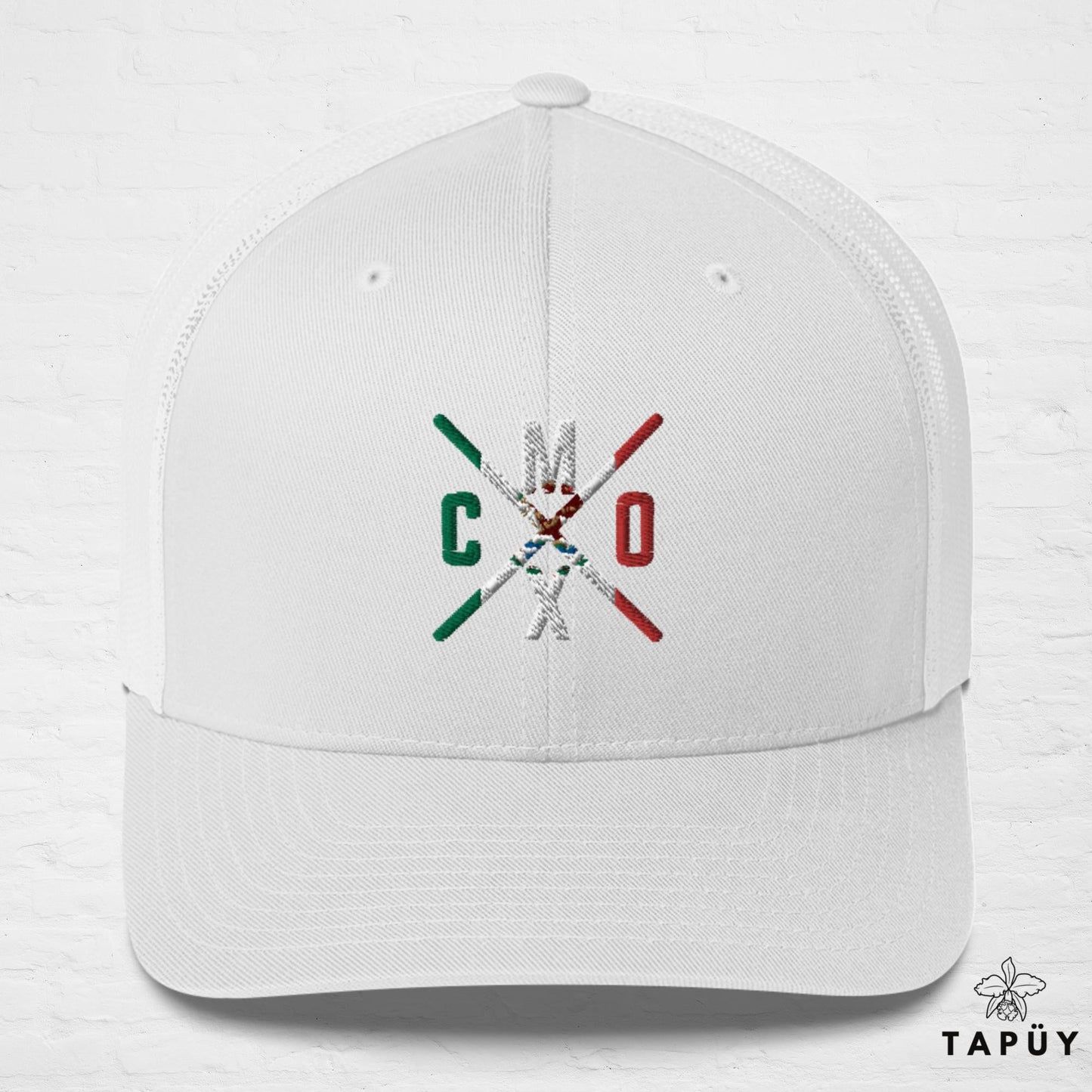 Casquette Trucker Mexique - MXCO Blanc de la marque Tapüy