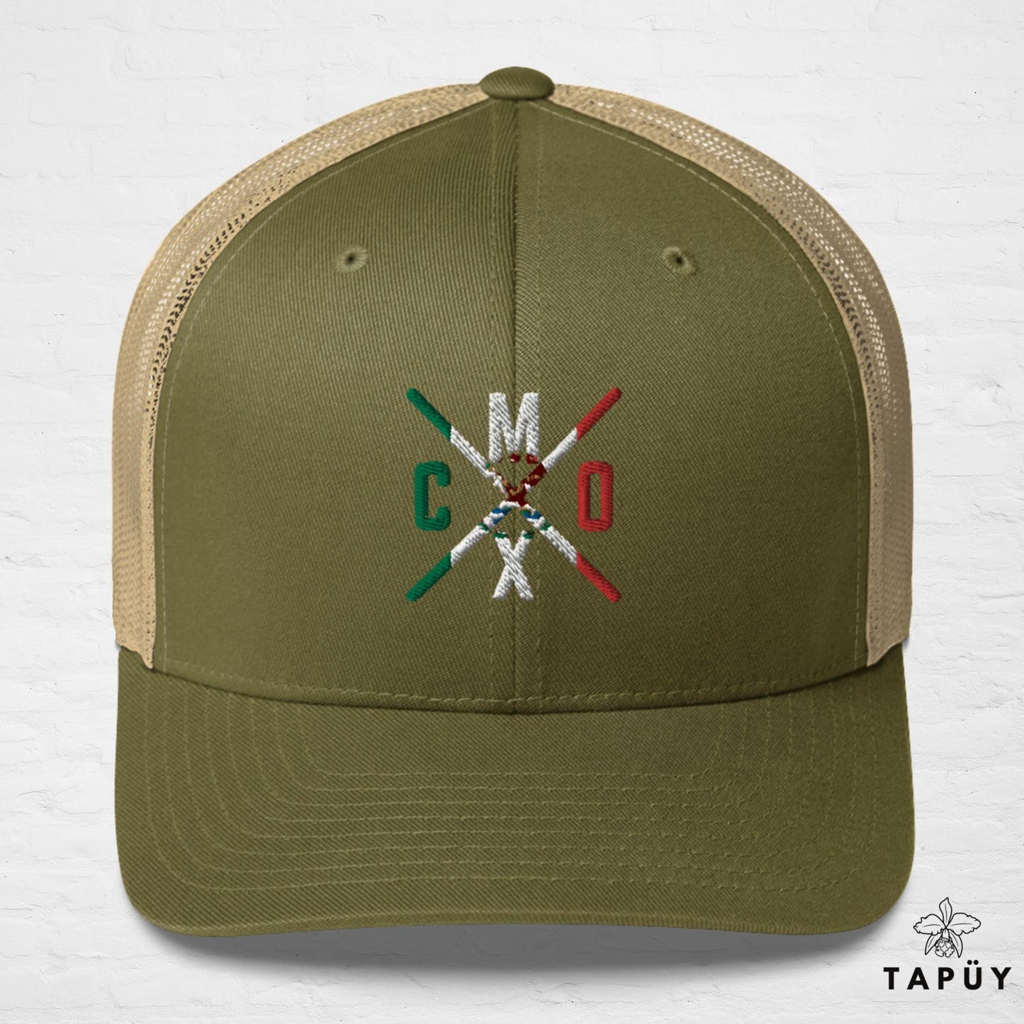 Casquette Trucker Mexique - MXCO Kaki de la marque Tapüy