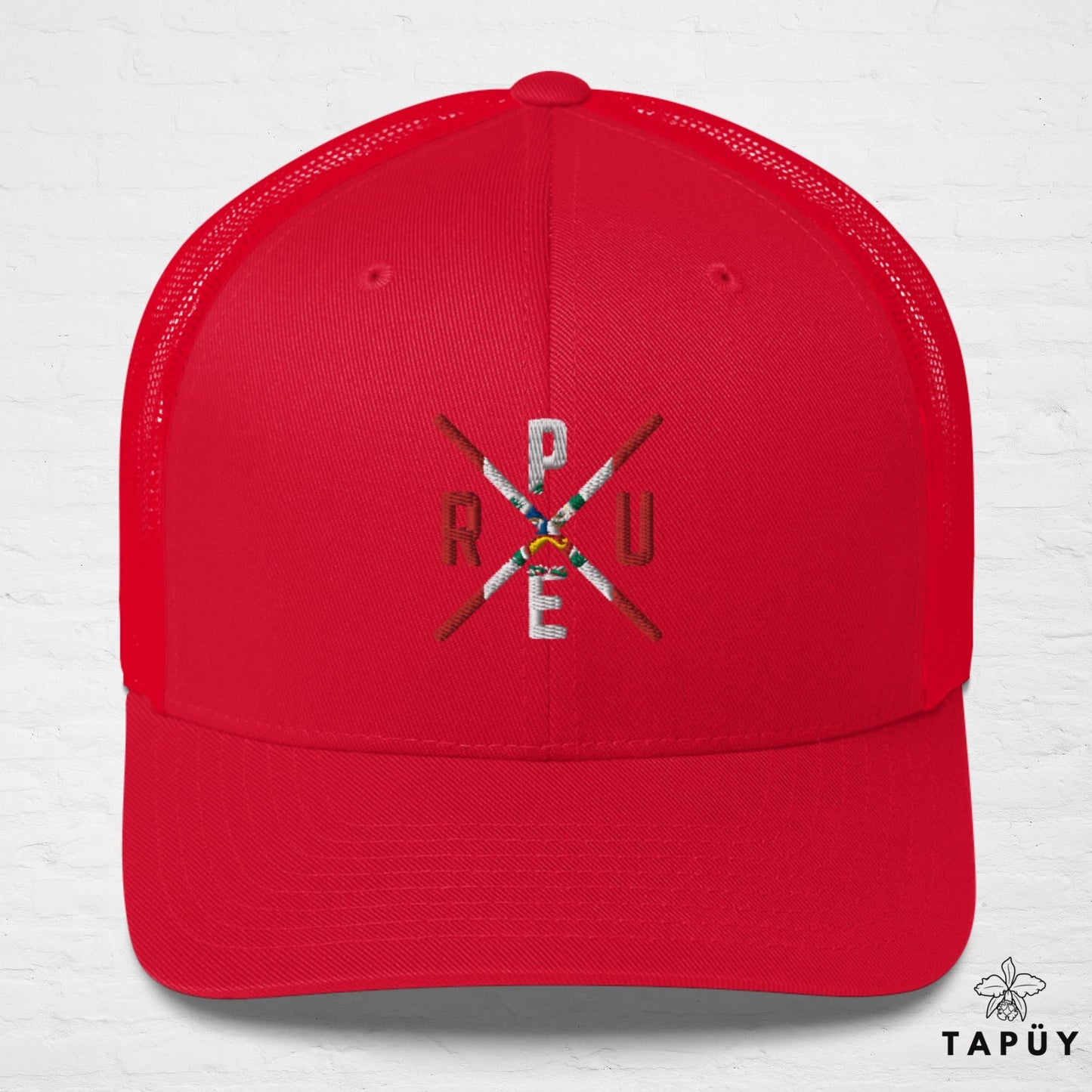 Casquette Trucker Pérou - PERU Rouge de la marque Tapüy