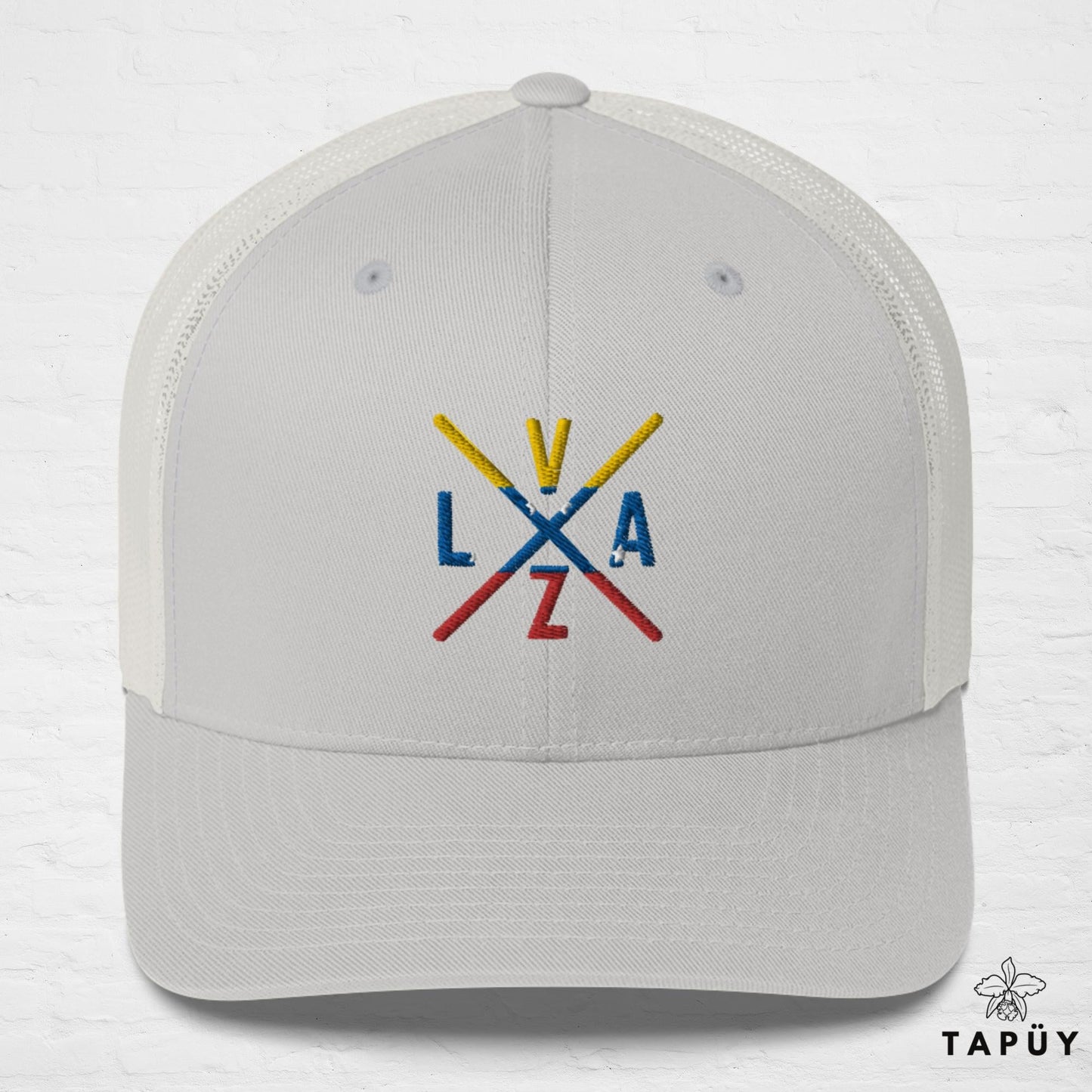 Casquette Trucker Venezuela - VZLA Argent de la marque Tapüy