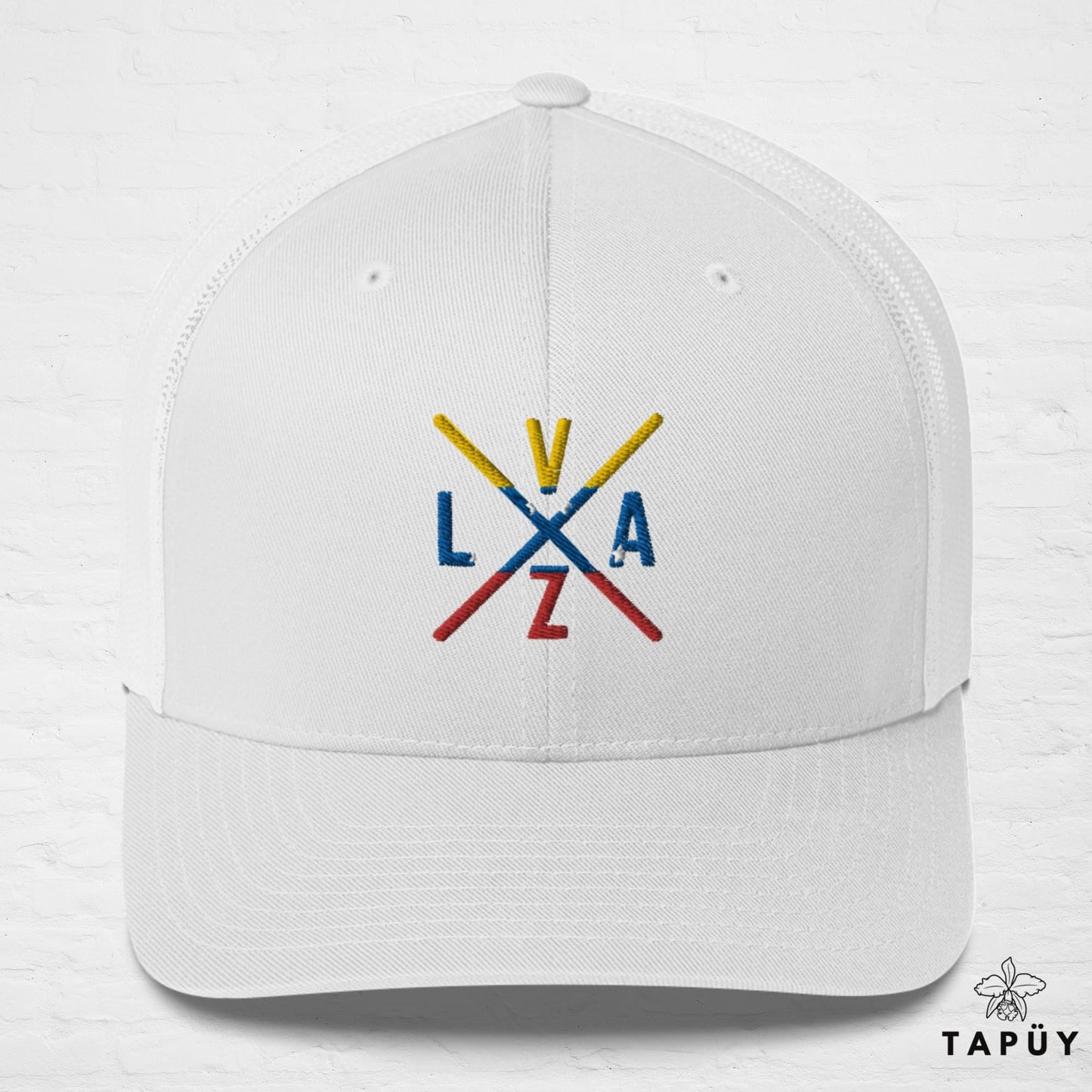 Casquette Trucker Venezuela - VZLA Blanc de la marque Tapüy