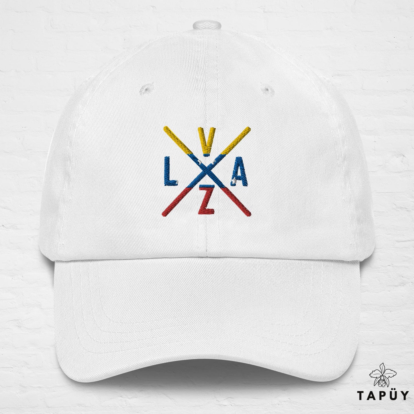 Casquette Venezuela - VZLA Blanc de la marque Tapüy