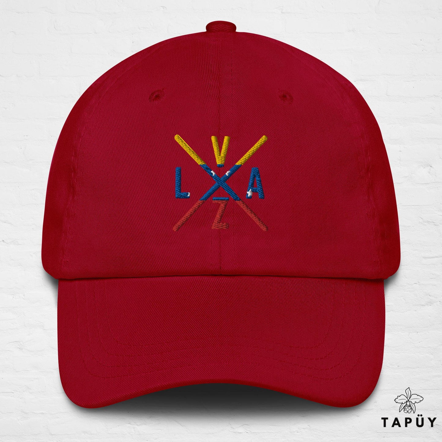 Casquette Venezuela - VZLA Rouge de la marque Tapüy