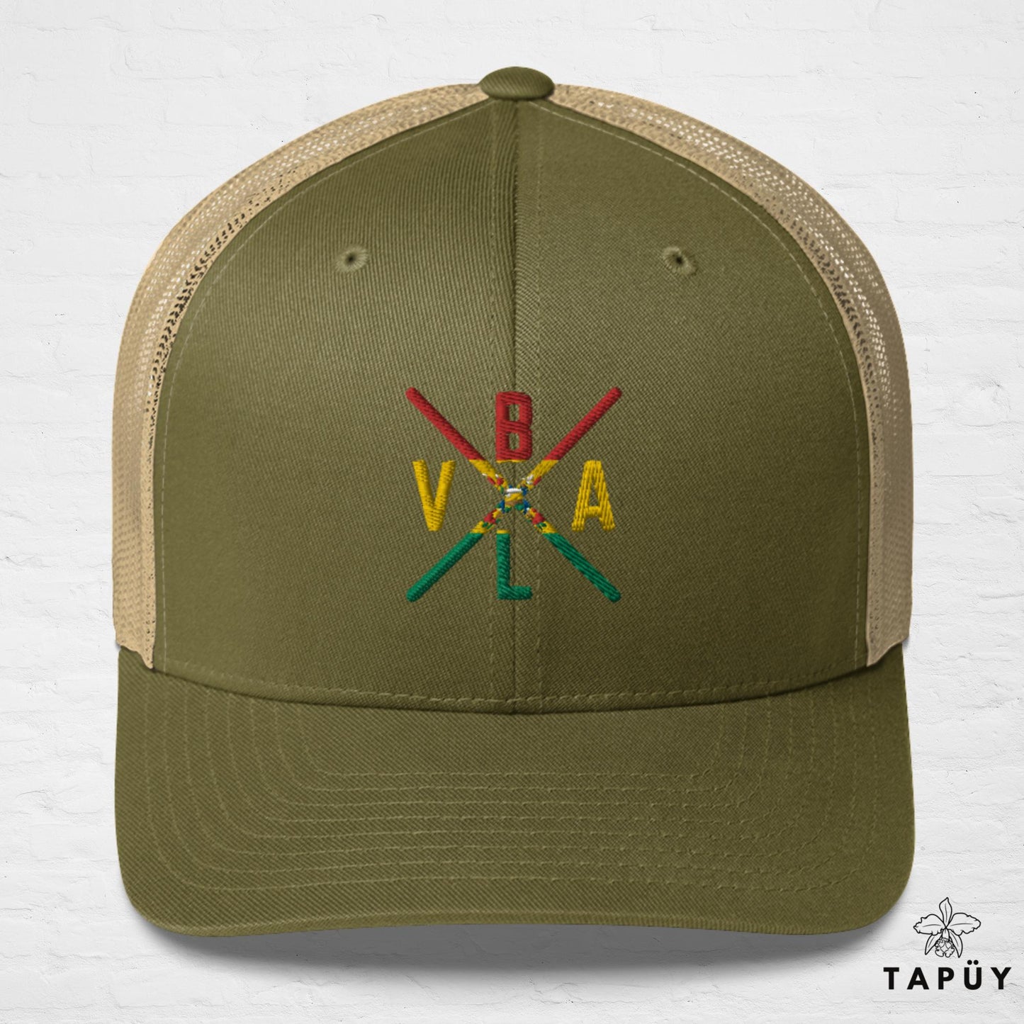 Casquette Trucker Bolivie - BLVA Kaki de la marque Tapüy