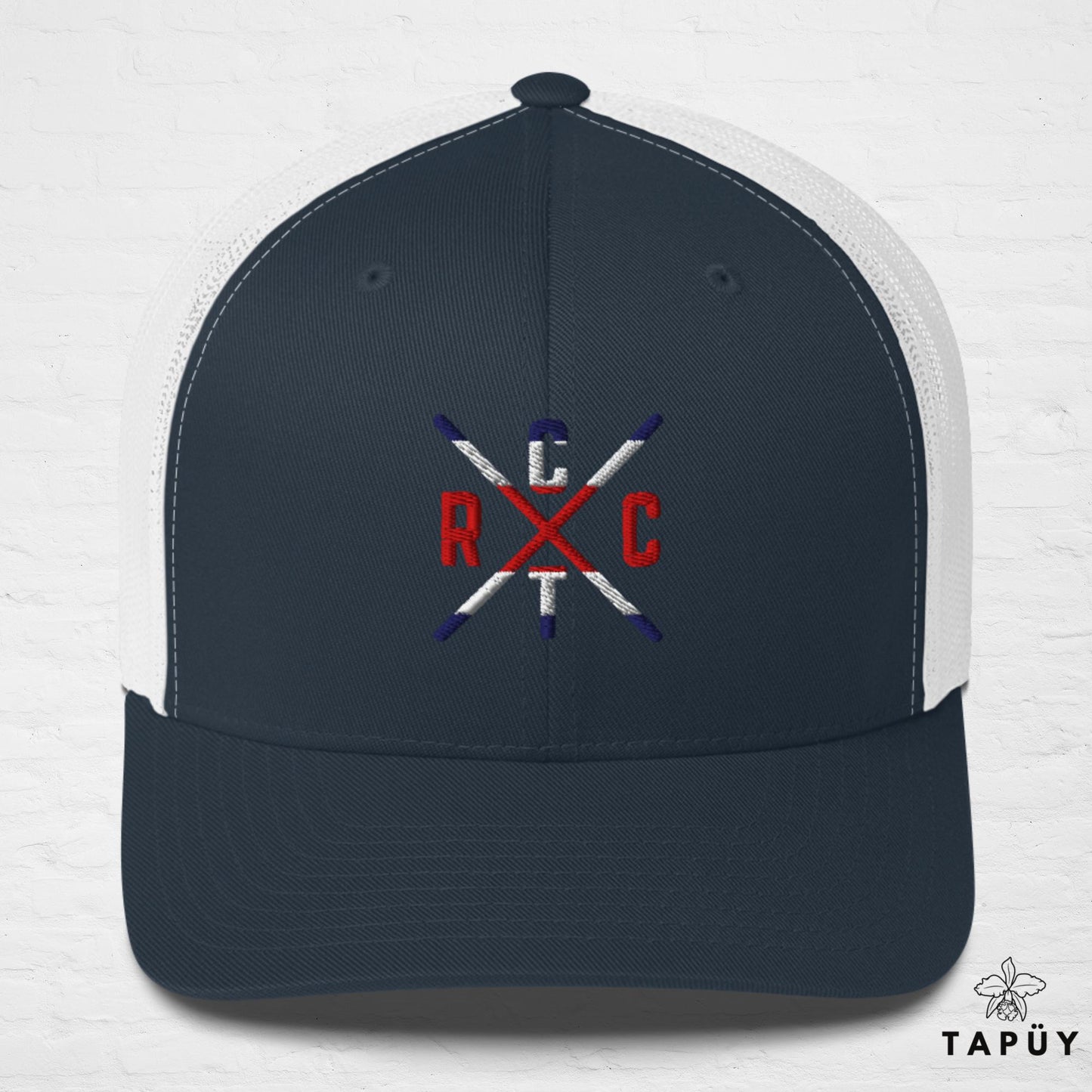 Casquette Trucker Costa Rica - CTRC Bleu Marine / Blanc de la marque Tapüy