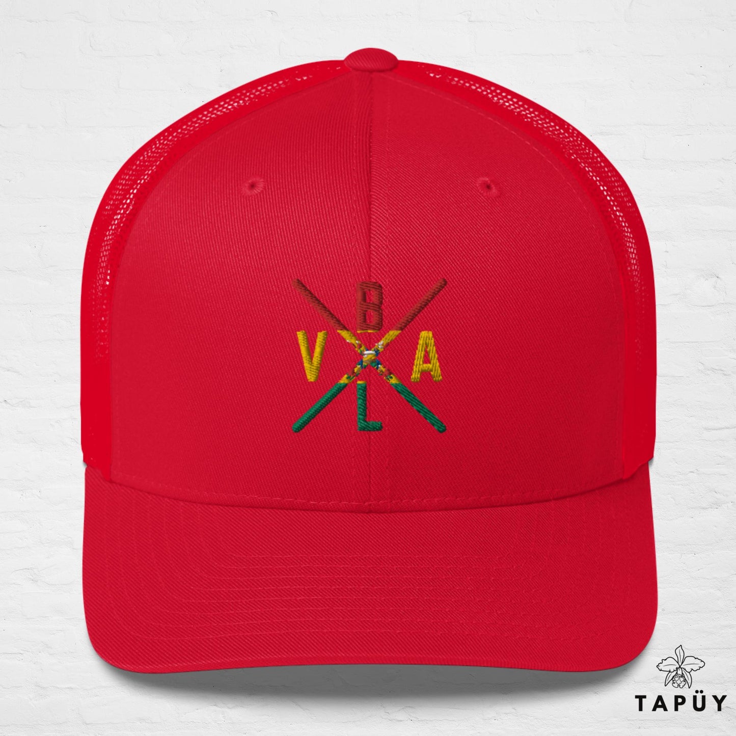 Casquette Trucker Bolivie - BLVA Rouge de la marque Tapüy