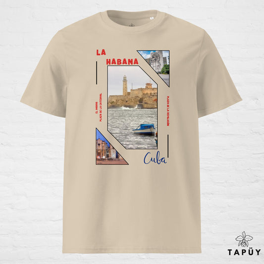 T-Shirt Homme Capital La Habana Desert Dust / S de la marque Tapüy