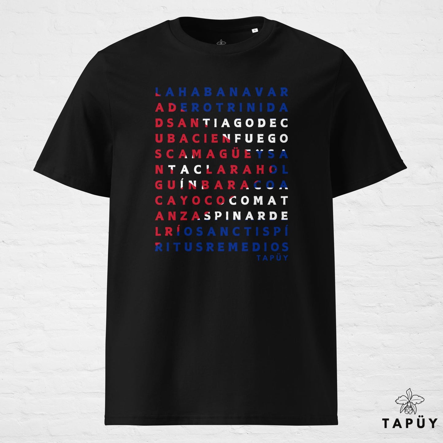 T-Shirt Homme Ciudades de Cuba Noir / S de la marque Tapüy