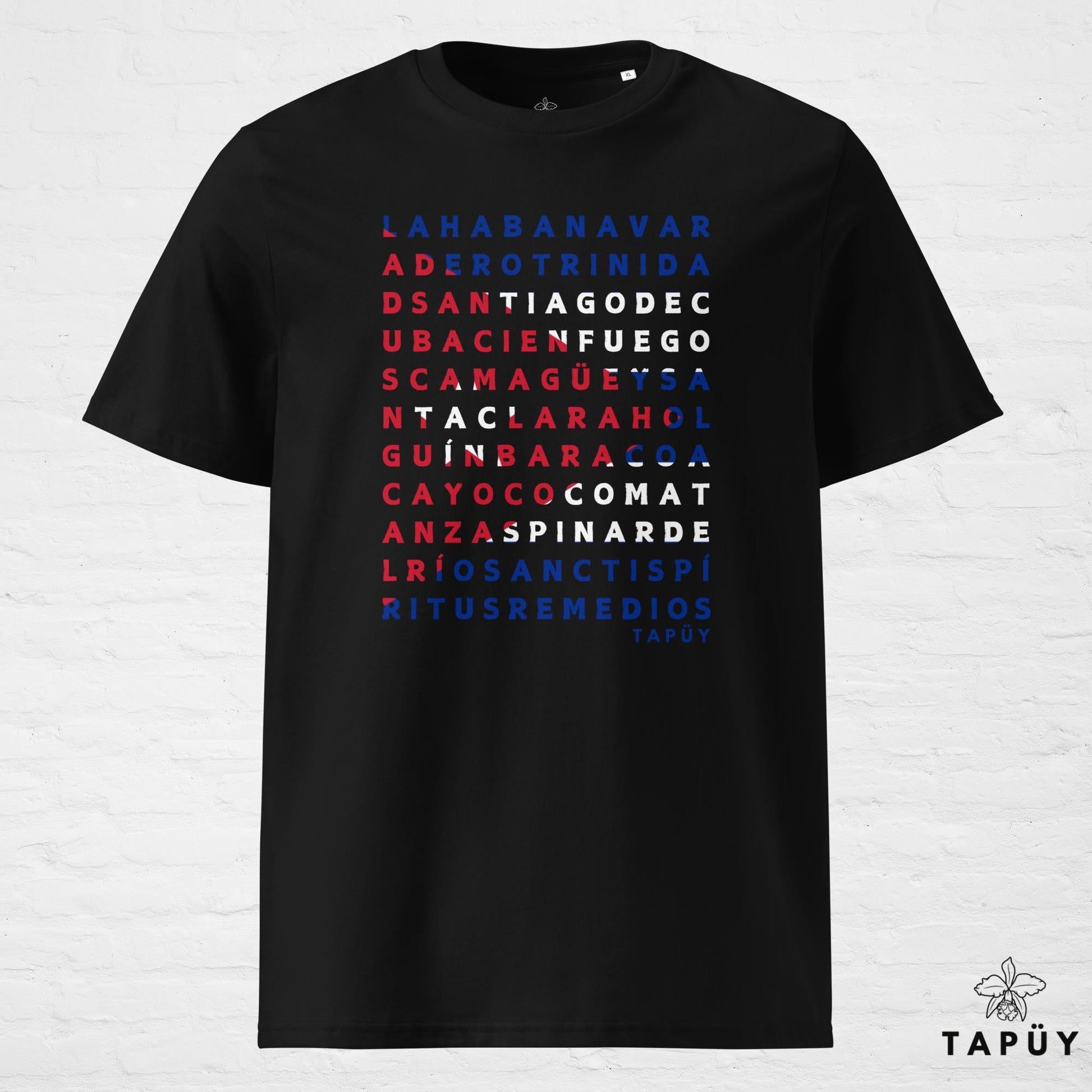 T-Shirt Homme Ciudades de Cuba Noir / S de la marque Tapüy