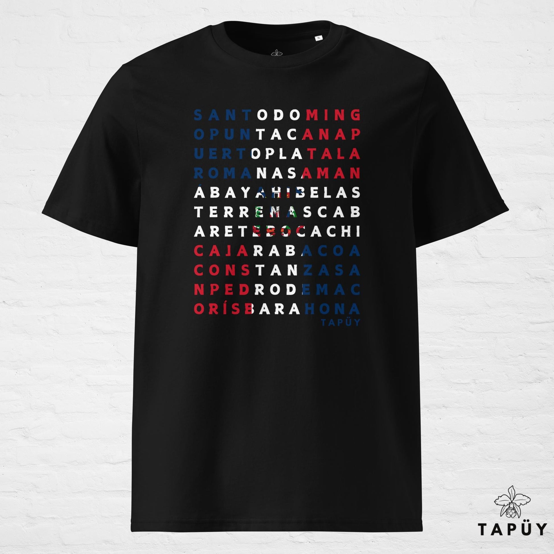 T-Shirt Homme Ciudades de República Dominicana Noir / S de la marque Tapüy