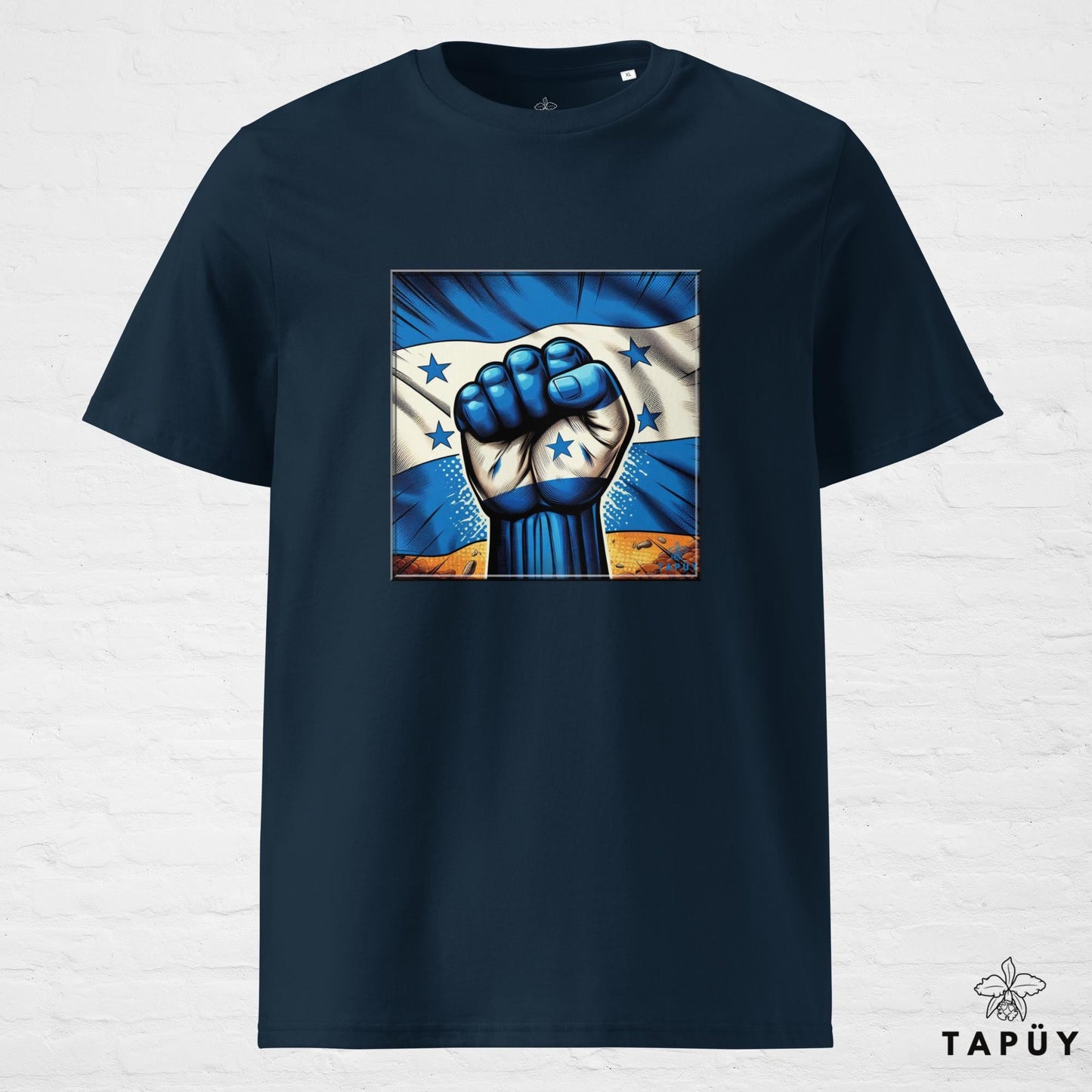 T-Shirt Homme Comics Viva Honduras Bleu Marine / S de la marque Tapüy