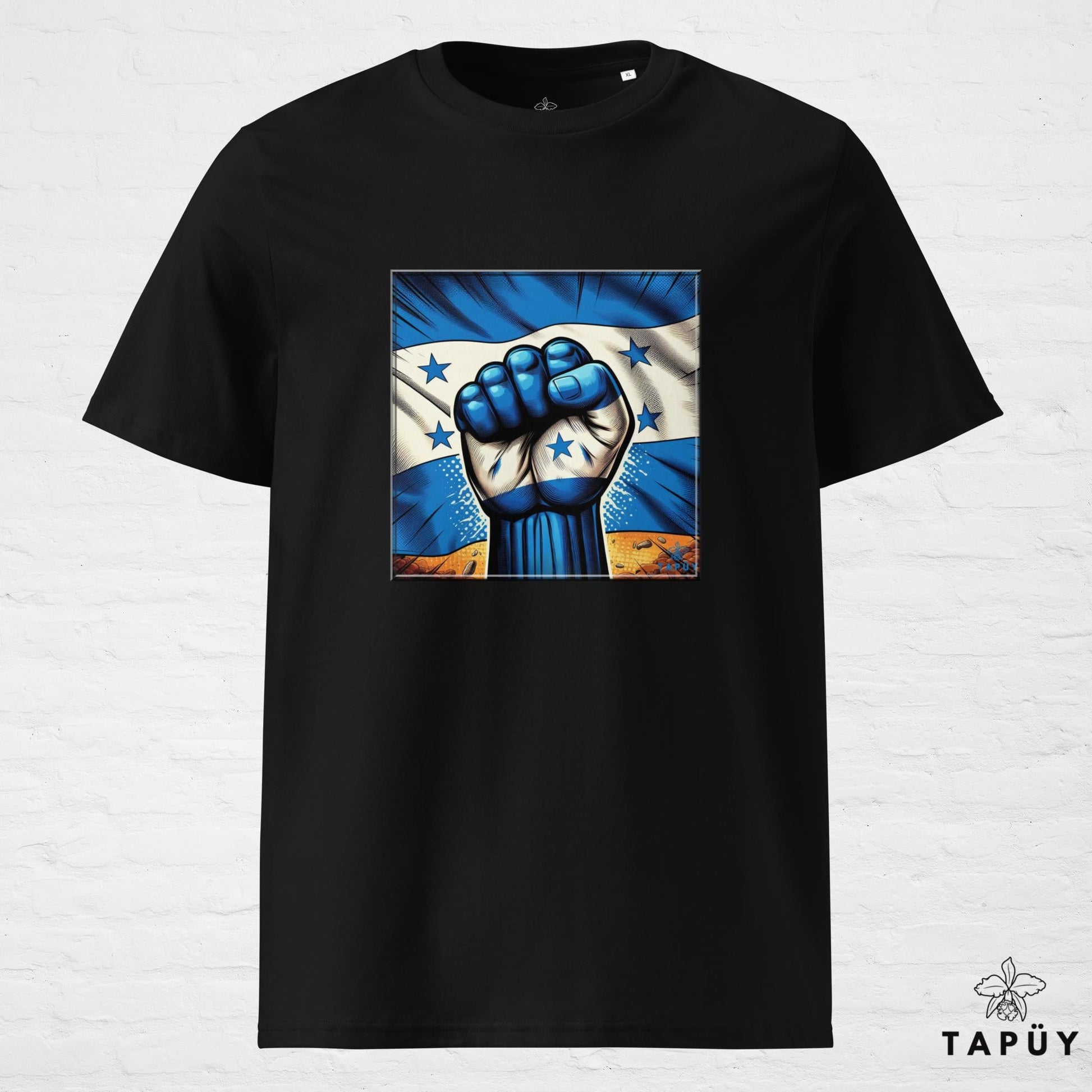 T-Shirt Homme Comics Viva Honduras Noir / S de la marque Tapüy