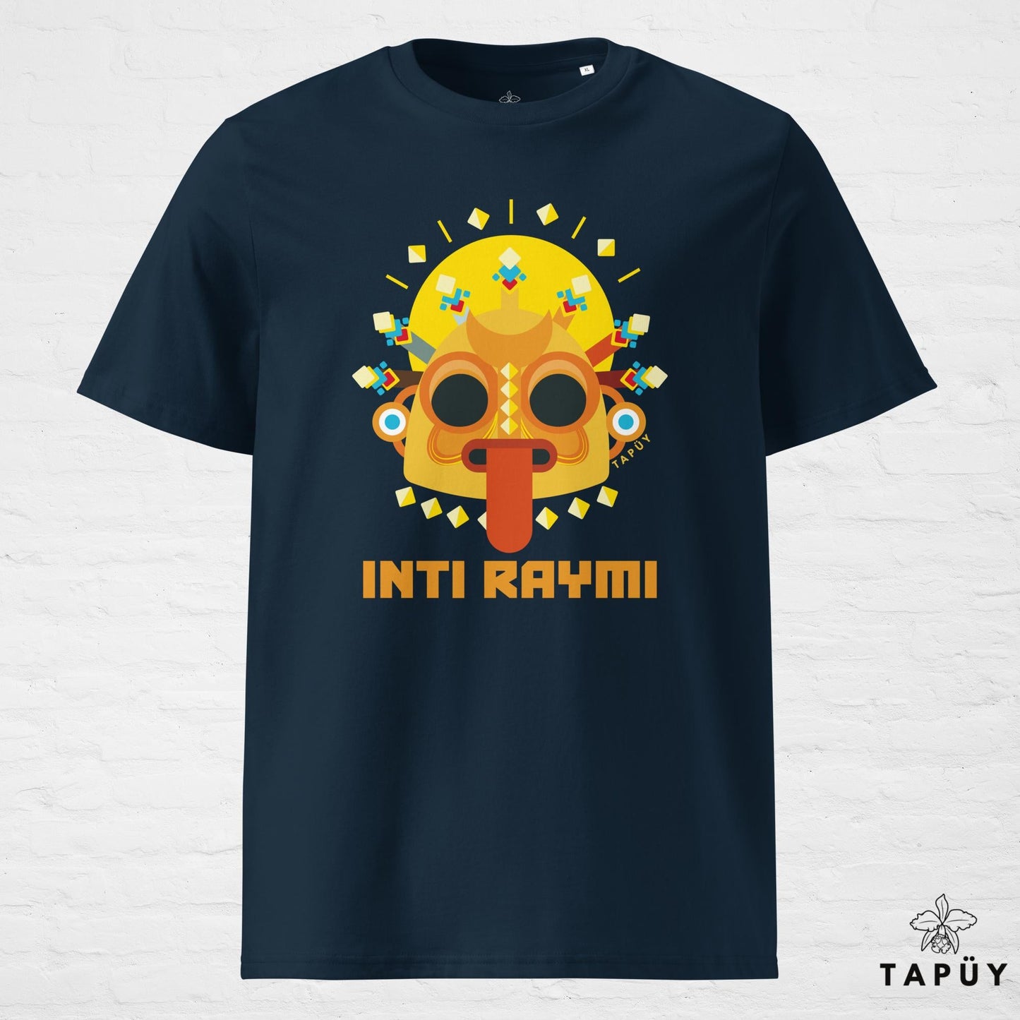 T-Shirt Homme Inti Raymi Bleu Marine / S de la marque Tapüy