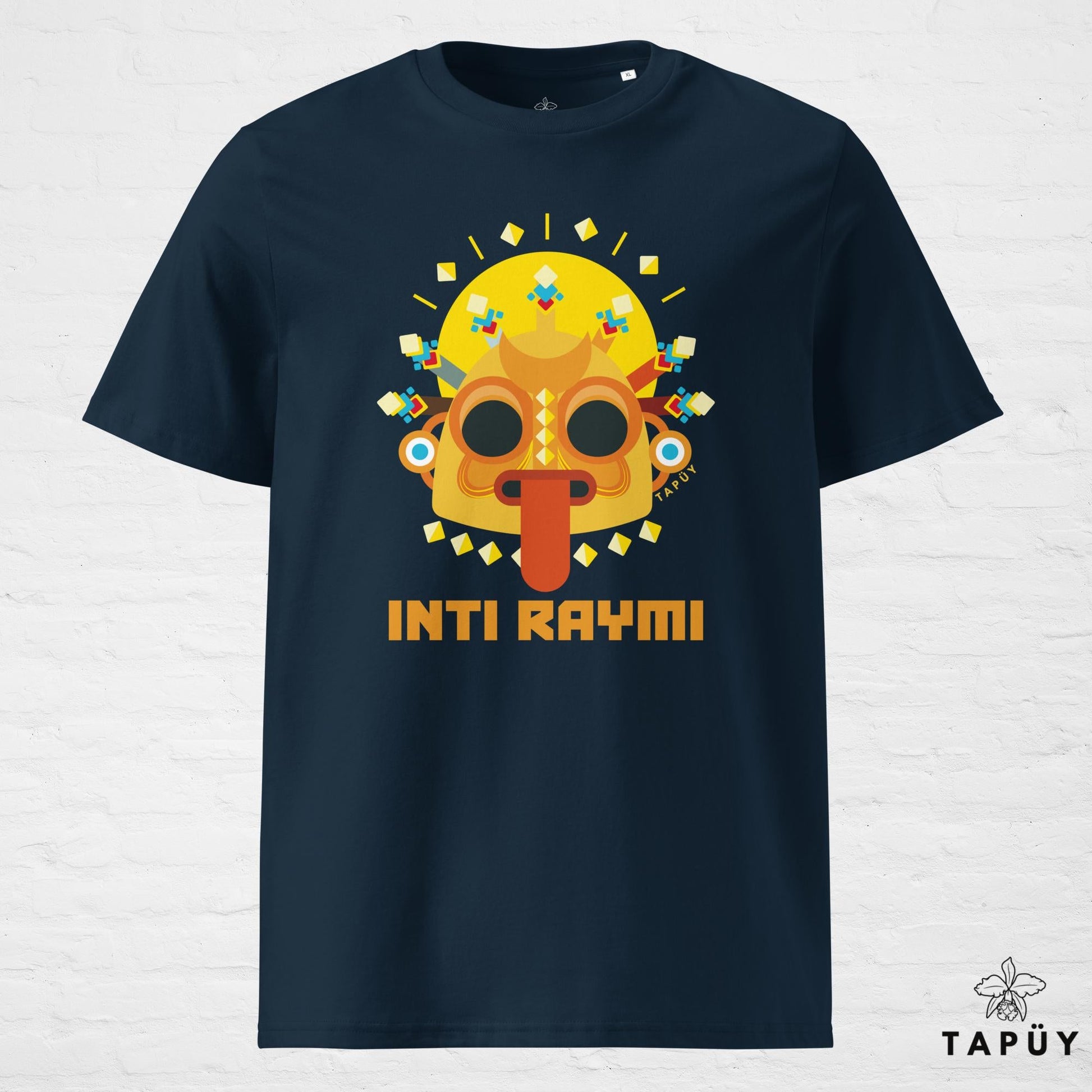 T-Shirt Homme Inti Raymi Bleu Marine / S de la marque Tapüy