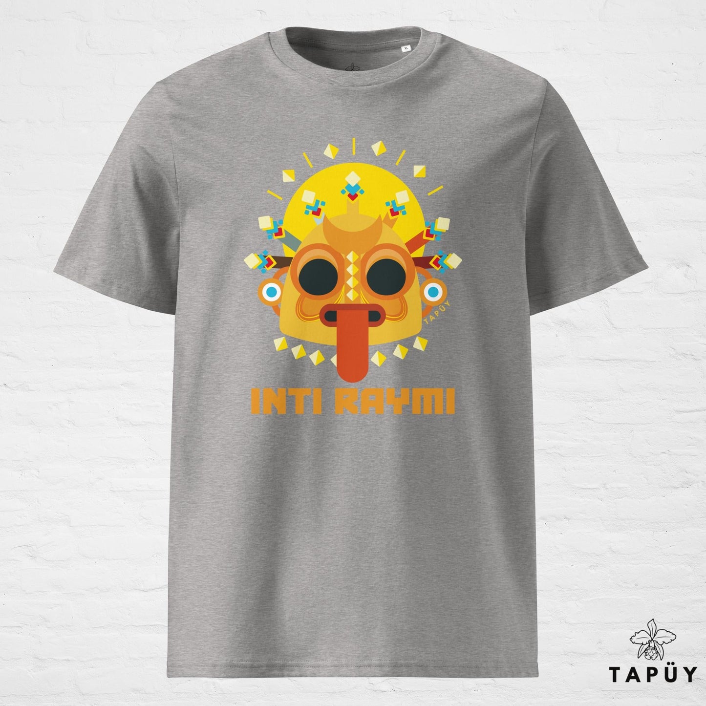 T-Shirt Homme Inti Raymi Gris Chiné / S de la marque Tapüy