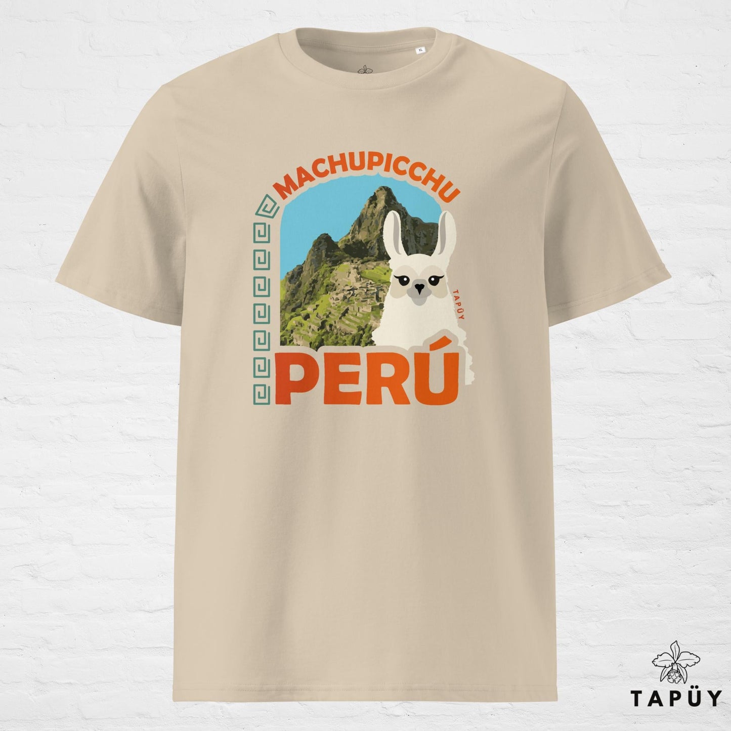 T-Shirt Homme Machu Picchu Desert Dust / S de la marque Tapüy