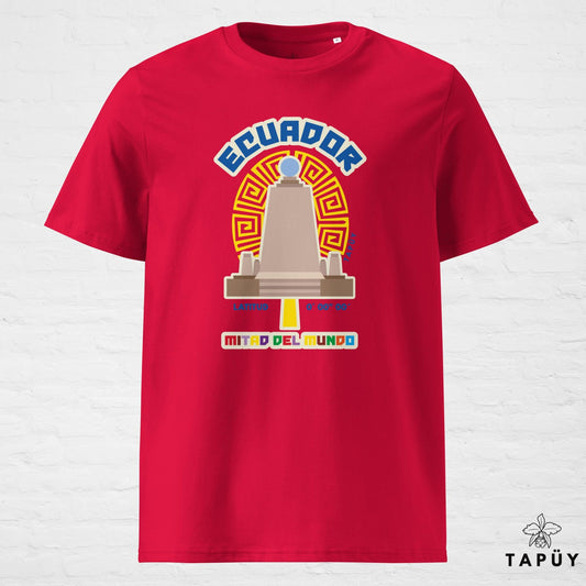 T-Shirt Homme Mitad del Mundo Rouge / S de la marque Tapüy