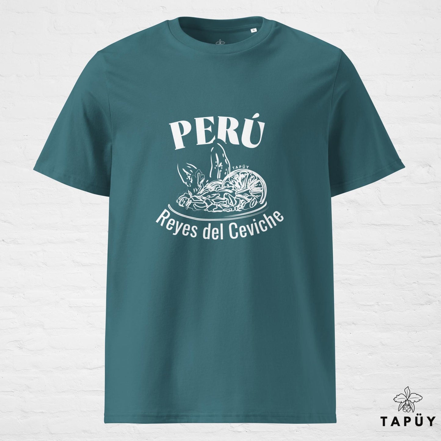 T-Shirt Homme Reyes del Ceviche Stargazer / S de la marque Tapüy